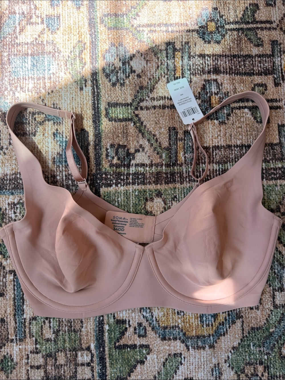 Soma Essentials Unlined Scoop Balconette Bra 33DD